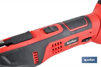 Outil multifonction à batterie Lithium-ion | Inclus accessoires | 18V | 15000 tr/min - Cofan