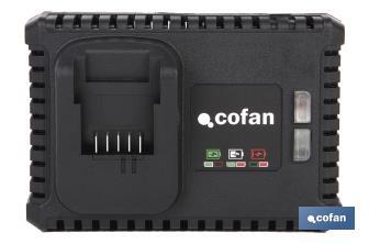 Chargeur de Batteries | Charge rapide | 2,4A - 18V - Cofan