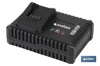 Chargeur de Batteries | Charge rapide | 2,4A - 18V - Cofan