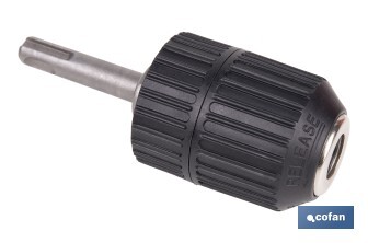 Martillo perforador SDS Plus sin escobillas multifunción | Taladra, percute y cincela | Incluye: maletín con accesorios, portabrocas automático con adaptador SDS PLUS, batería Li-Ion de 20 V y cargador - Cofan