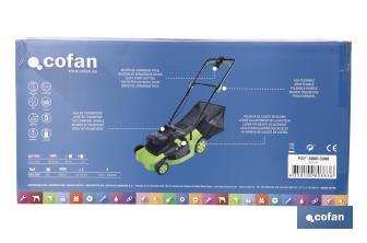 Tondeuse à gazon électrique avec roues | 36 V | 3200 tr/min | 5 Positions de coupe - Cofan