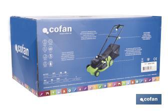 Tondeuse à gazon électrique avec roues | 36 V | 3200 tr/min | 5 Positions de coupe - Cofan