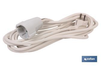 Extension cord | Various sizes of cable (3 x 1.5mm) | Two-pole socket - Cofan