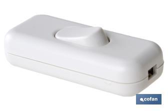 In-line Switch | Sliding Switch | White | 4A - 250V - Cofan