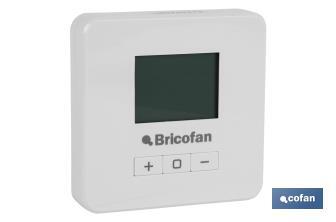 Termostato para calefacción digital | Regulación de temperatura digital | Medidas 100 x 80 x 40 mm - Cofan