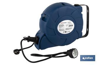 Automatic wall-mounted retractable cable reel | One outlet | 16 metres - Cofan