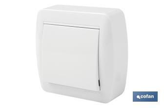 Deviatore multivia | Meccanismo da superficie | Bianco 10 - 250 V - Cofan