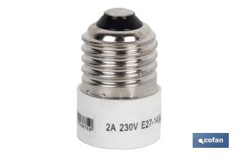 Lamp-holder adapter | From E27 to E14 | 2A - 250V~ - Cofan