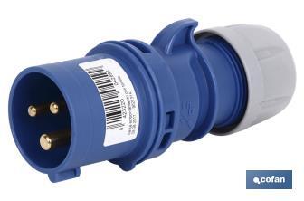 Mobile industrial plug | Ingress Protection: 44 | Screw-terminal connection - Cofan