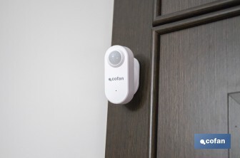 Sensor de movimiento inteligente | Conexión WiFi y Bluetooth | Funciona con aplicación Smart Life o Tuya | Compatible con Alexa y Google | Seguridad en el hogar - Cofan