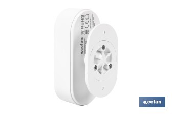 Sensor de movimiento inteligente | Conexión WiFi y Bluetooth | Funciona con aplicación Smart Life o Tuya | Compatible con Alexa y Google | Seguridad en el hogar - Cofan