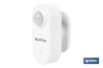 Sensor de movimiento inteligente | Conexión WiFi y Bluetooth | Funciona con aplicación Smart Life o Tuya | Compatible con Alexa y Google | Seguridad en el hogar - Cofan