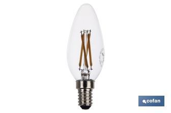 Bombilla Led Vela Filamento - Cofan