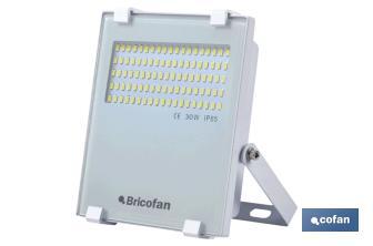 Multi LED-Aussenstrahler 30 W Weiss - Cofan