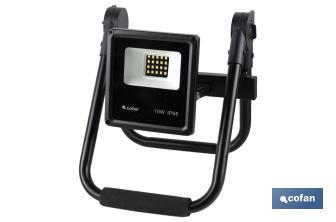 Multi LED-Aussenstrahler 10 W mit Halter - Cofan