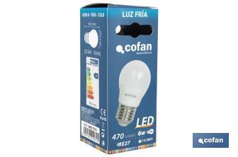 Lampada Led esférica  - Cofan