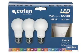 Pack de 3 lampadas Led Classic  - Cofan