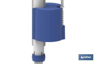 Toilet Fill Valve | Bottom Entry Fill Valve | Kenyir Model | Piston Closure | Manufactured with Plastic Materials - Cofan