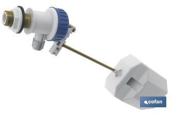 Toilet Fill Valve | Side Entry Fill Valve | Dismal Model | Manufactured with Plastic Materials - Cofan