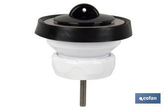 Sink Valve | Polypropylene | Size: 1" 1/2 x 70 or 1" 1/2 85 | Screw and Plug Included | High Drainage Capacity - Cofan