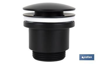 Válvula Click-Clack | Fabricada em latão | Rosca 1" 1/4 | Inclui Tampa Grande de Ø63 mm - Cofan