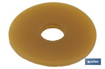 Non-Necked Sealing Gasket | Size: Ø23 x Ø74 x 3mm | For the Closure of the Flush Valve | Close-Coupled Cistern - Cofan