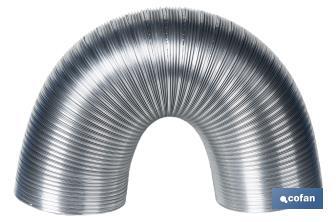 Aluminium semi-rigid flexible hose duct | Available in different lengths and diameters - Cofan