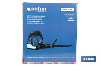 Backpack Blower | Montana Model | 63.3cc Engine - Cofan