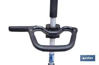 Multiherramienta 4 en 1 de gasolina | Cortabordes, desbrozadora, cortasetos y podador en altura | Motor de 2 tiempos | 51,7 cc | Incluye arnés doble | Accesorios incluidos - Cofan