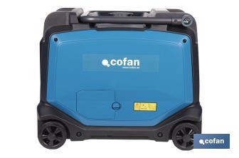 Generador inverter de gasolina de 223 cc | Motor de 4 tiempos | Generador inverter portátil | Máxima potencia: 3,8 kVA - Cofan
