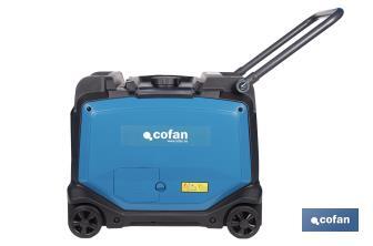 Generador inverter de gasolina de 223 cc | Motor de 4 tiempos | Generador inverter portátil | Máxima potencia: 3,8 kVA - Cofan