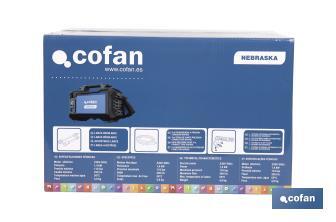 Limpiadora de alta presión | 1400 W | Caudal máximo 330 l/h | Presión máxima 110 bares | Sistema TSS - Cofan