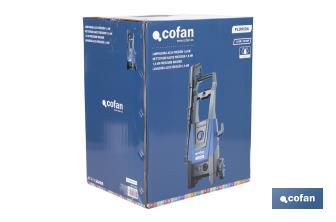 Limpiadora de alta presión | 1600 W | Caudal máximo 420 l/h | Presión máxima 130 bares | Sistema TSS - Cofan