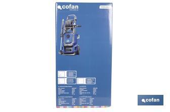 Limpiadora de alta presión | 2500 W | Caudal máximo 468 l/h | Presión máxima 195 bares | Sistema TSS - Cofan