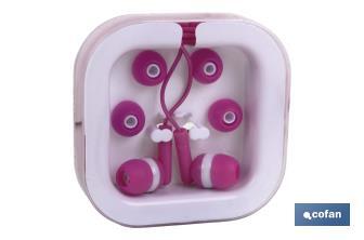 AURICULARES CORT  7 x 7 x 2 cm - Cofan