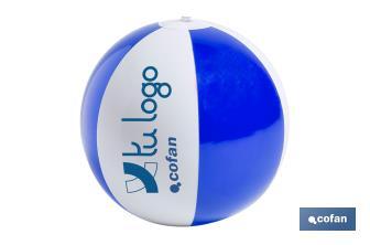 Balón inflable bicolor - Cofan