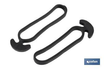 Extra rubber anchor band no. 8 | Rubber anchor band of 8cm | Tensioner for plant canes | Suitable for crops - Cofan