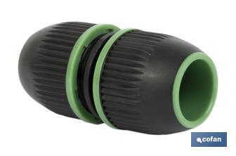 Hose repair connector for irrigation hoses | Available in different sizes | ABS - Cofan