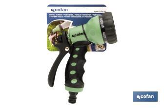 ABS garden hose spray gun | 7 Spray patterns | Suitable for watering plants and lawn - Cofan