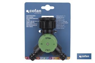 Coletor de Irrigação 2 saídas - Cofan
