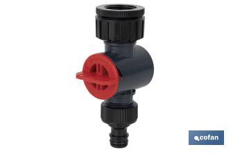 Connector with adjustable tap filter - Cofan