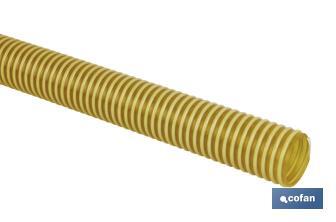 Rollo de tubo en Espiral | Color amarillo | Diferentes longitudes y diámetros - Cofan