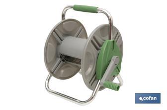 Hose reel | Completely portable accessory | Easy and convenient to carry | Practical and versatile product for your garden - Cofan