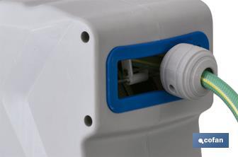 Enrollador Automático de Manguera |Para Jardín | Longitud 20 m | Diámetro 15 mm - Cofan