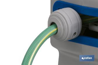 Avvolgitubo automatico per tubi | Da giardino | Lunghezza: 20 m | Diametro: 15 mm - Cofan
