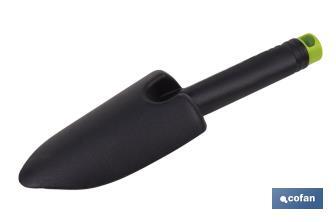 Trasplantador de nylon resistente para jardinería | Con escala y ancho de trabajo de 80 mm - Cofan