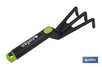 Rastrillo de nylon para jardín | Ideal para macetas, jardineras o pequeños espacios verdes - Cofan
