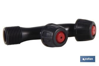 Pulverizador de espalda | Capacidad 16 litros | Eléctrico con doble uso Batería/Manual - Cofan