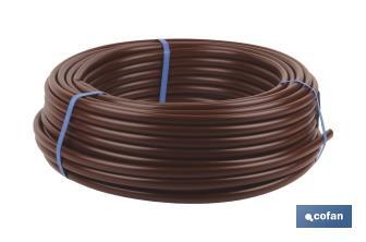 Drip irrigation hose (emitters not included) | Weather resistant material | Ideal for gardening and agricultural sector - Cofan