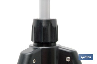Irrigatore 4 posizioni | Con treppiedi telescopico | Ideale per l'irrigazione di giardini ed erba | Copertura e ottimizzazione - Cofan